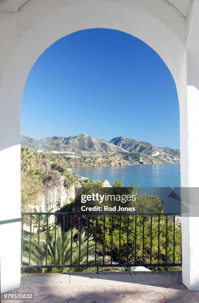 balcon de europa - balcon stock pictures, royalty-free photos & images