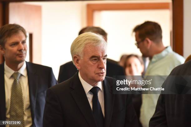 Labour Party Shadow Chancellor John McDonnell launches 'Financing Investment' Final Report, by the economist Graham Turner of GFC Economics outlining...