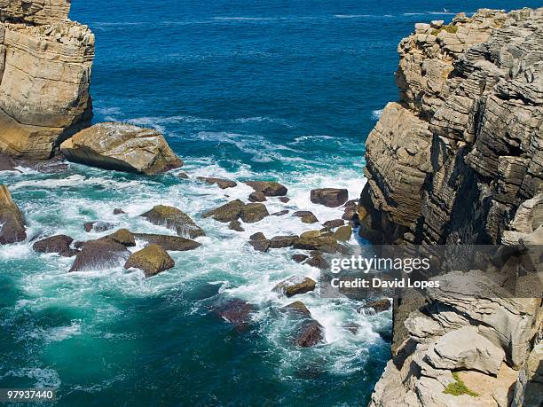 peniche seascape  - peniche stock pictures, royalty-free photos & images