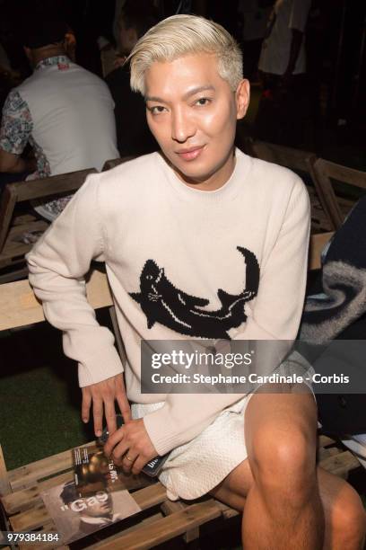 Fashion Blogger Bryanboy attends the Off-White Menswear Spring/Summer 2019 show as part of Paris Fashion Week Week on June 20, 2018 in Paris, France.