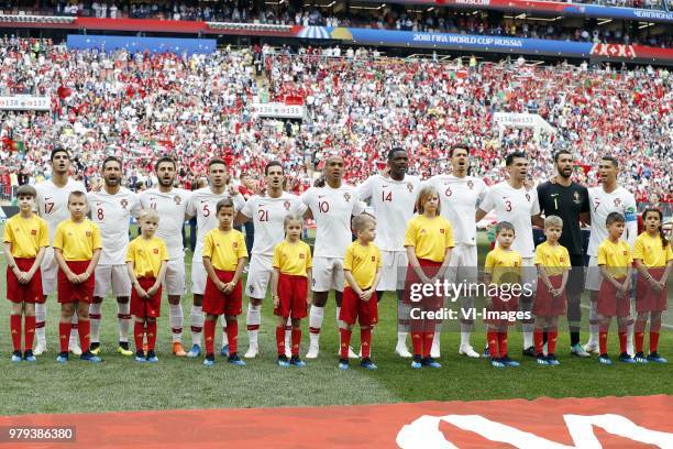 Goncali Guedes of Portugal, Joao Moutinho of Portugal, Bernardo Silva of Portugal, Raphael Guerreiro of Portugal, Cedric of Portugal, Joao Mario of...