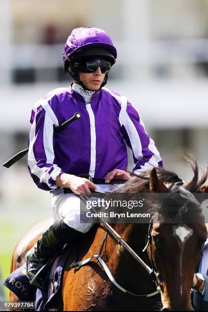 Ryan Moore riding Kew Gardens won the Queens Vase on day 2 of Royal Ascot at Ascot Racecourse on June 20, 2018 in Ascot, England.