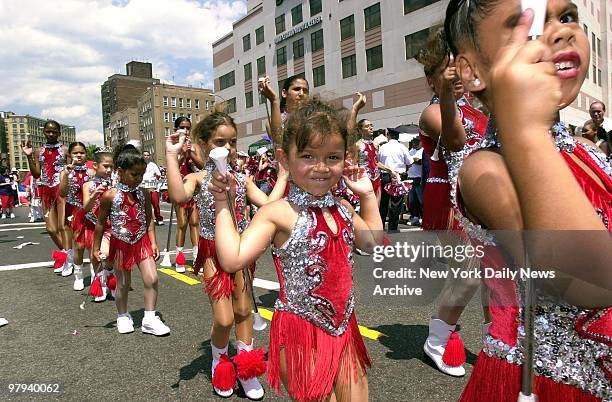 Youth is on the march in the 14th annual Bronx Dominican Day Parade down the Grand Concourse.