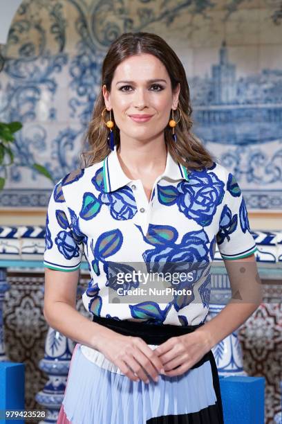 Actress Mar Saura attends the 'El Mundo Es Suyo' photocall at La Giralda Restaurant on June 20, 2018 in Madrid, Spain.