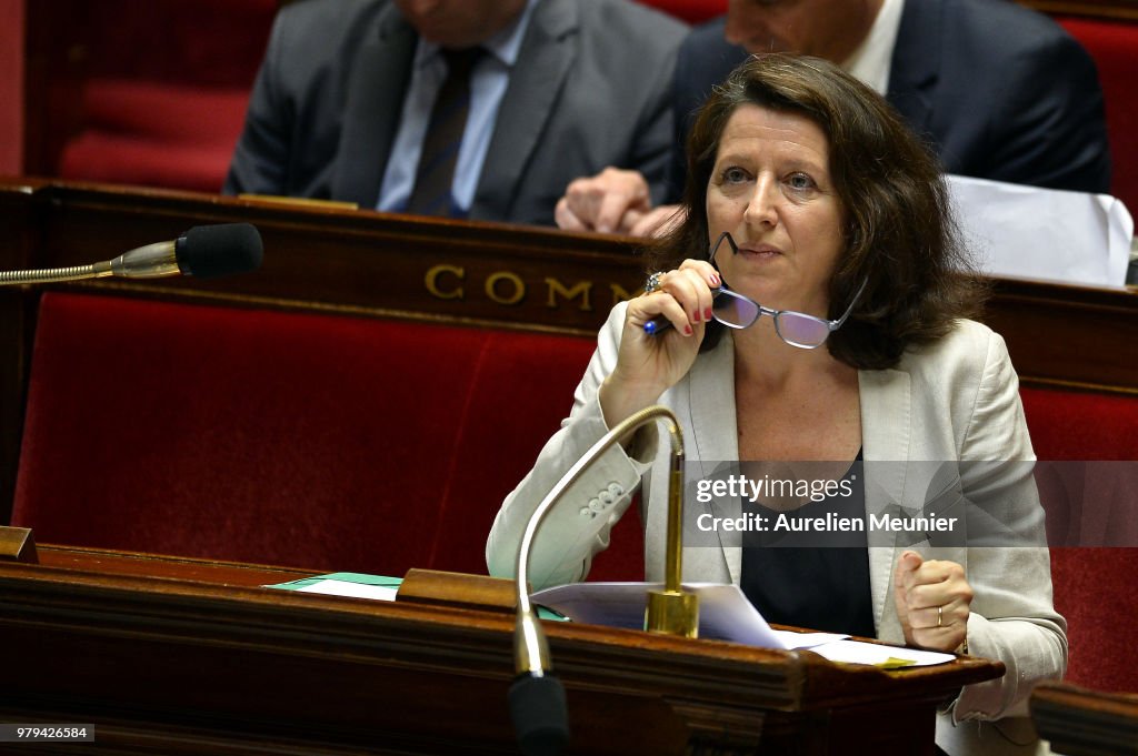 Sessions Of Questions To The Government At French Assembly In Paris