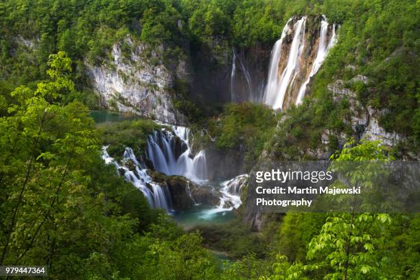 plitvicka jezera, croatia - plitvicka jezera croatia stock pictures, royalty-free photos & images