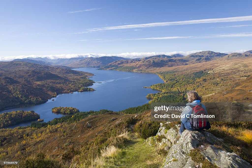Loch Katrine from Ben A'an, Trossachs, Scotland