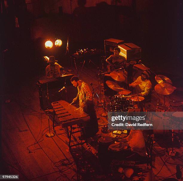 Vibraphonist Roy Ayers performs on stage with his group Ubiquity circa 1975.