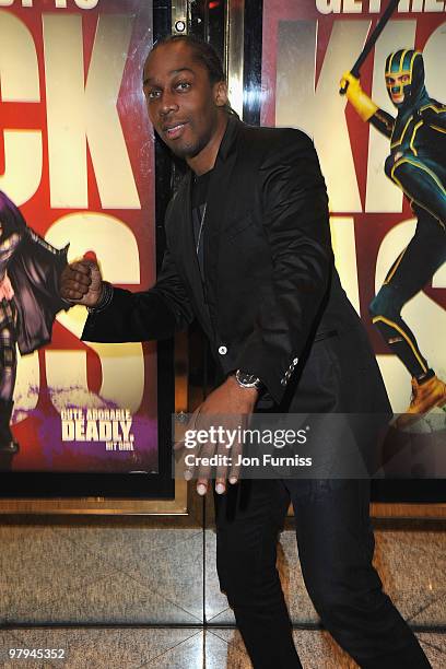 Singer Lemar attends the 'Kick Ass' European film premiere at the Empire, Leicester Square on March 22, 2010 in London, England.