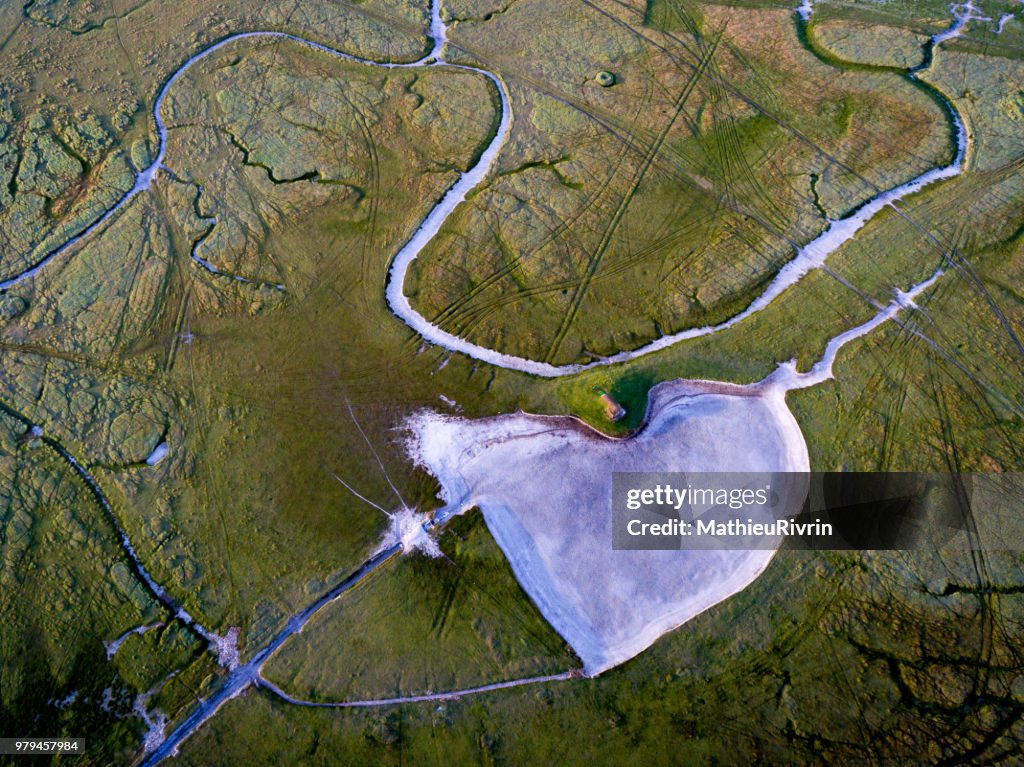 France from the sky : Heart of the Mont Saint-Michel