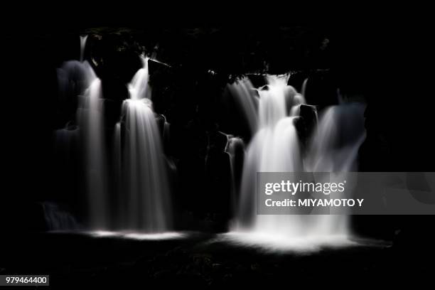 waterfall - miyamoto y stock pictures, royalty-free photos & images