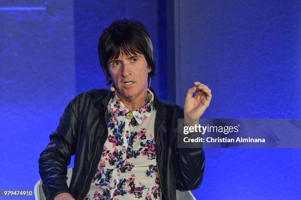 Musician Johnny Marr attends the Cannes Lions Festival 2018 on June 20, 2018 in Cannes, France.