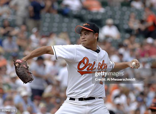 Baltimore Orioles pitcher Bruce Chen starts against the Chicago White Sox July 30, 2006 in Baltimore.