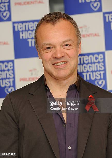 Graham Norton attends the Terrence Higgins Trust Lighthouse Gala Auction at Christie's on March 22, 2010 in London, England.