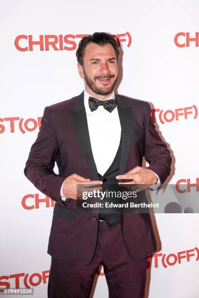 French actor Michael Youn attends the Christ Paris Premiere photocall, at UGC Cine Cite Bercy on June 18, 2018 in Paris, France.