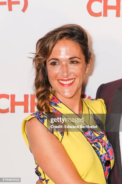 French actress Victoria Bedos attends the Christ Paris Premiere photocall, at UGC Cine Cite Bercy on June 18, 2018 in Paris, France.