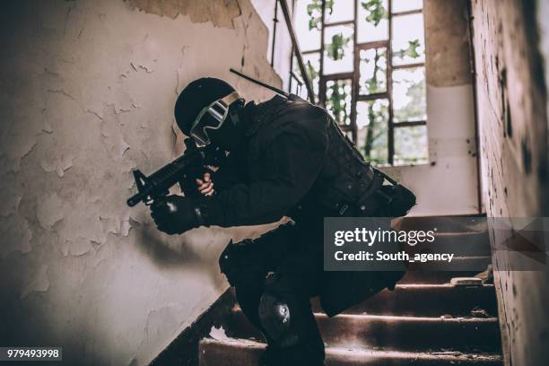 special forces - police hat stock pictures, royalty-free photos & images