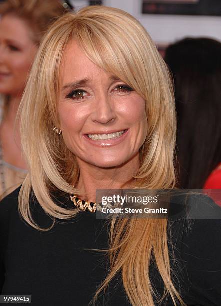 Kim Richards arrives at the Los Angeles premiere of "Race To Witch Mountain" at the El Capitan Theatre on March 11, 2009 in Hollywood, California.