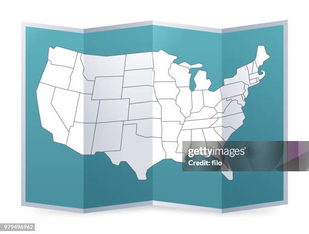 Folded Map Design Folded Map Mockup Photos and Premium High Res Pictures - Getty Images