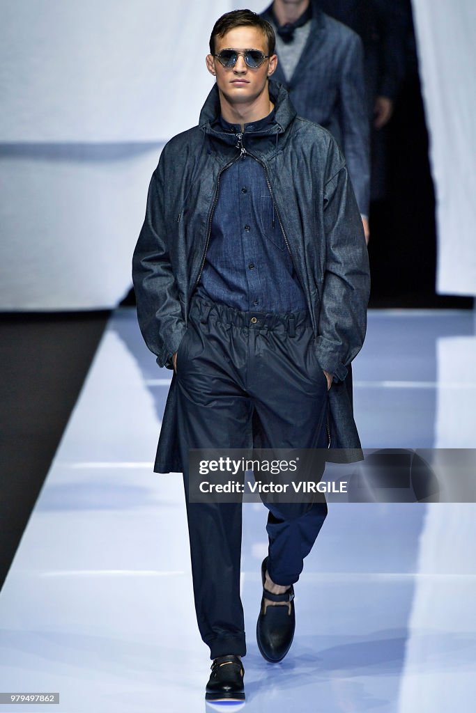 Giorgio Armani - Runway - Milan Men's Fashion Week Spring/Summer 2019