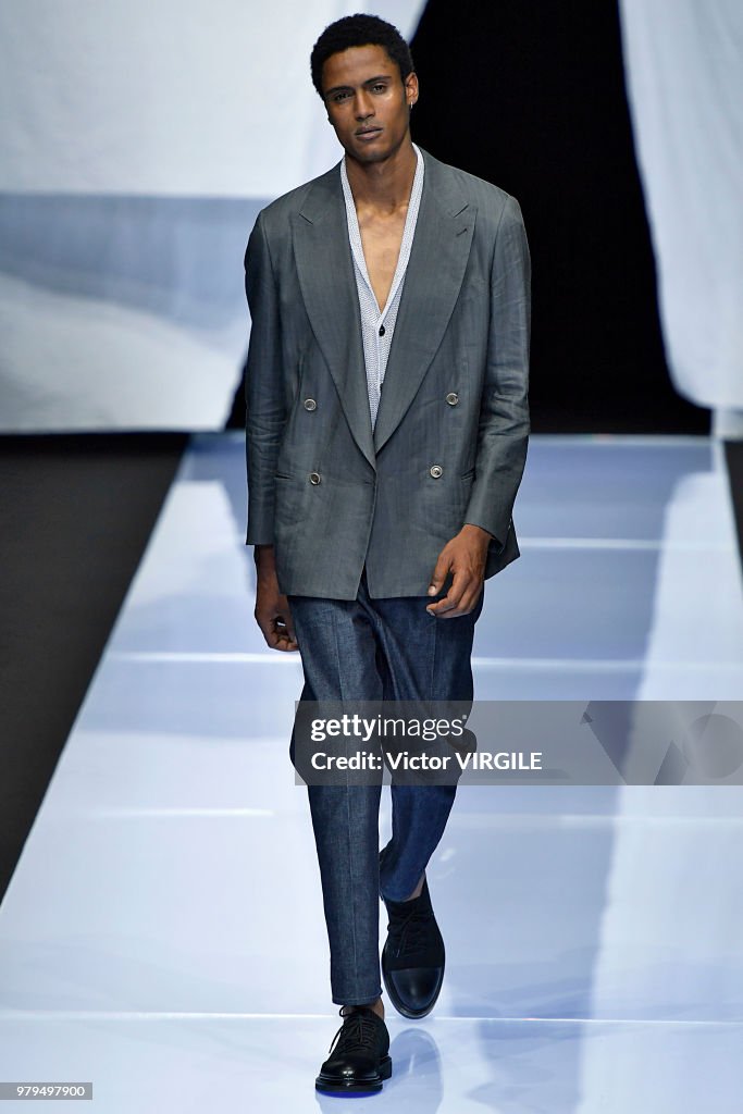 Giorgio Armani - Runway - Milan Men's Fashion Week Spring/Summer 2019