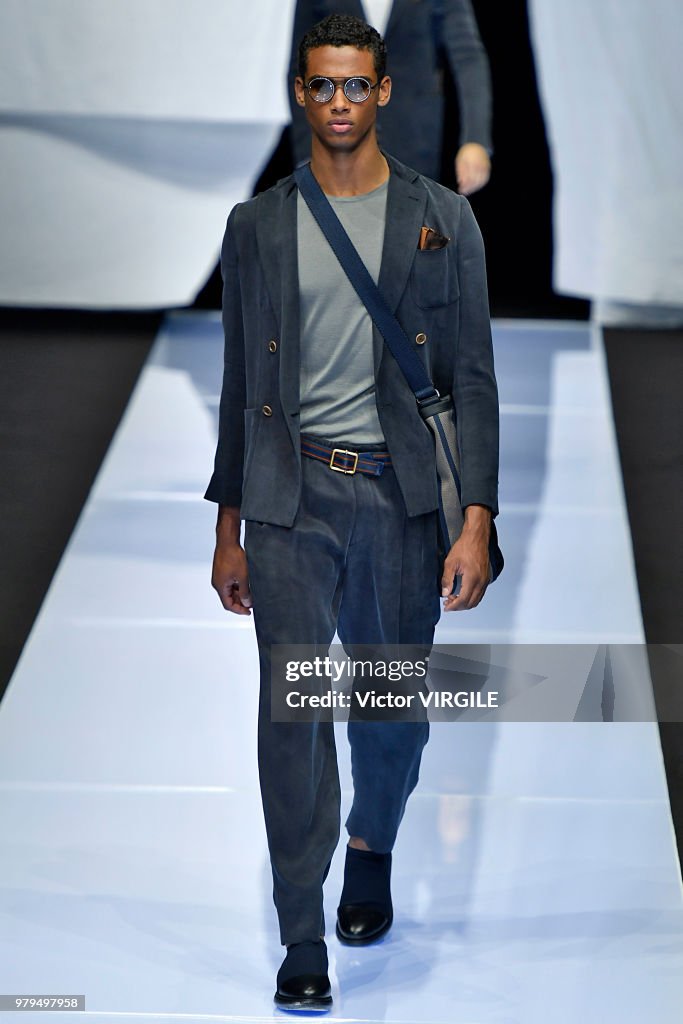 Giorgio Armani - Runway - Milan Men's Fashion Week Spring/Summer 2019