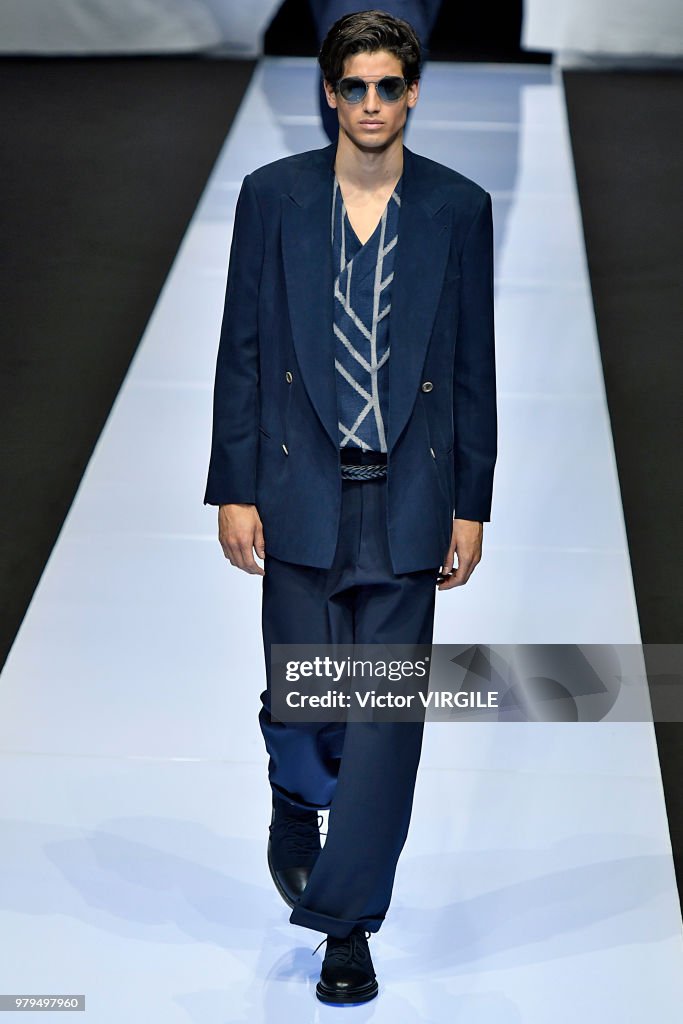 Giorgio Armani - Runway - Milan Men's Fashion Week Spring/Summer 2019