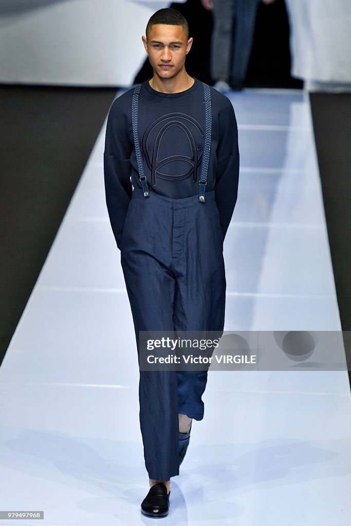 Giorgio Armani - Runway - Milan Men's Fashion Week Spring/Summer 2019