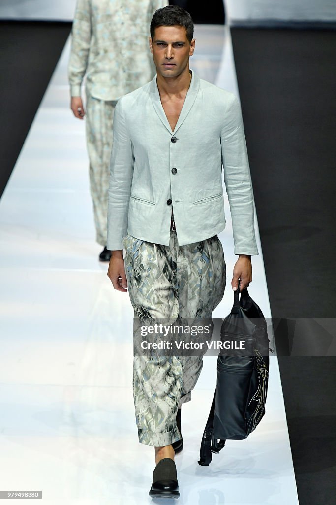 Giorgio Armani - Runway - Milan Men's Fashion Week Spring/Summer 2019