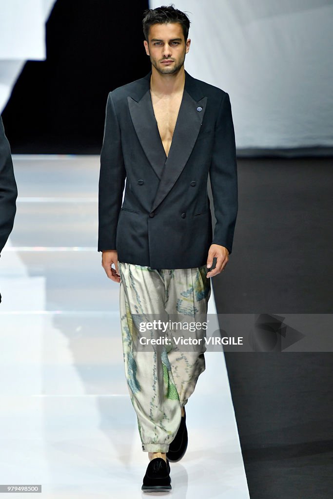 Giorgio Armani - Runway - Milan Men's Fashion Week Spring/Summer 2019