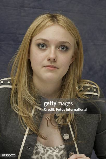 Dakota Fanning at the Luxe Hotel in Los Angeles, California on March 11, 2010. Reproduction by American tabloids is absolutely forbidden.