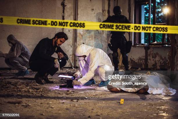 crime scene - fbi warning stock pictures, royalty-free photos & images