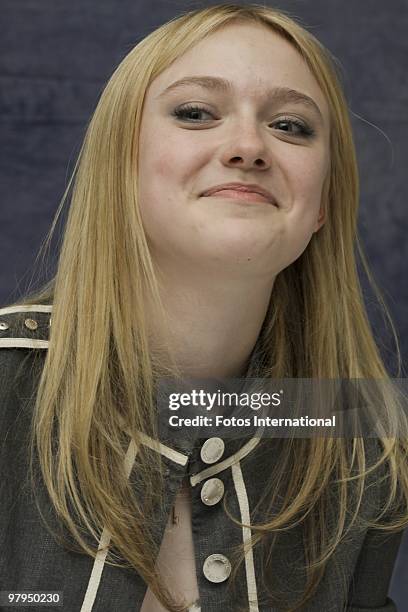 Dakota Fanning at the Luxe Hotel in Los Angeles, California on March 11, 2010. Reproduction by American tabloids is absolutely forbidden.