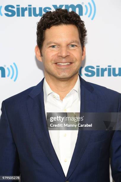 George Kroustalis visits the SiriusXM Studios on June 20, 2018 in New York City.