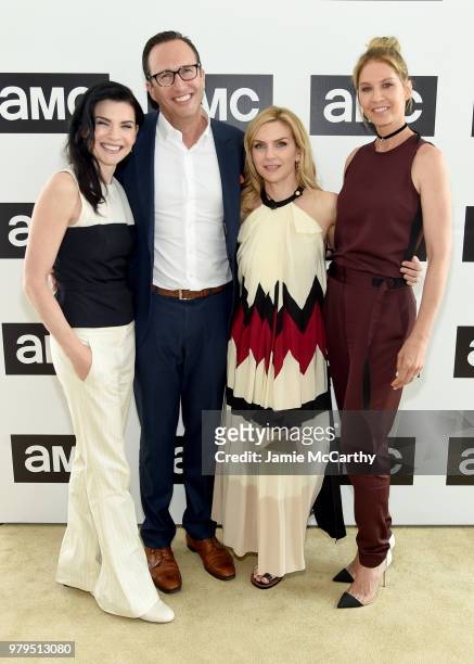 Julianna Margulies, Charlie Collier, Rhea Seehorn, and Jenna Elfman attend the AMC Summit at Public Hotel on June 20, 2018 in New York City.