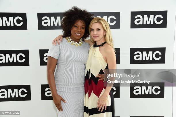 Lorraine Touissant and Rhea Seehorn attend the AMC Summit at Public Hotel on June 20, 2018 in New York City.