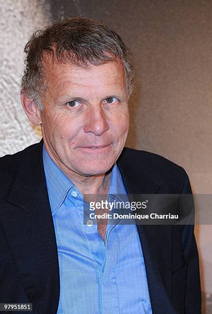 French TV personality Patrick Poivre d'Arvor attends the film Premiere of "L'Immortel" at Gaumont Capucine on March 22, 2010 in Paris, France.