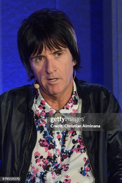 Musician Johnny Marr attends the Cannes Lions Festival 2018 on June 20, 2018 in Cannes, France.