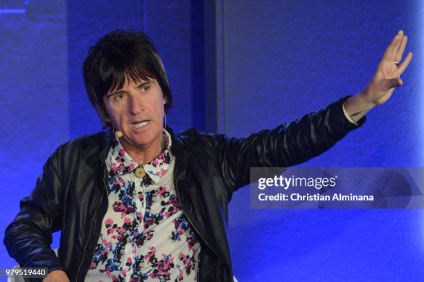 Musician Johnny Marr attends the Cannes Lions Festival 2018 on June 20, 2018 in Cannes, France.