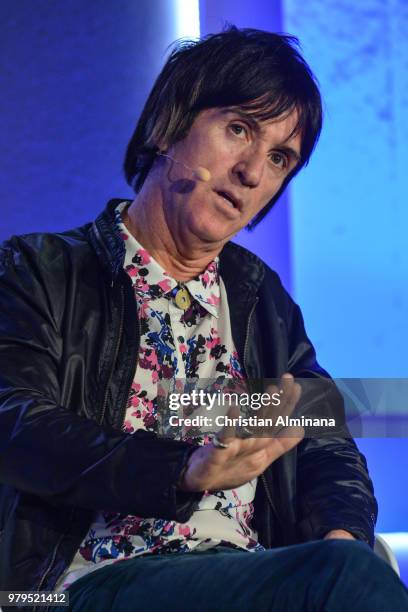 Musician Johnny Marr attends the Cannes Lions Festival 2018 on June 20, 2018 in Cannes, France.