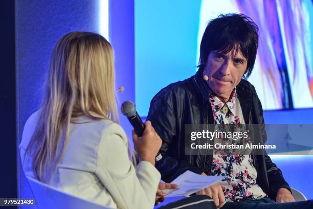 Musician Johnny Marr attends the Cannes Lions Festival 2018 on June 20, 2018 in Cannes, France.