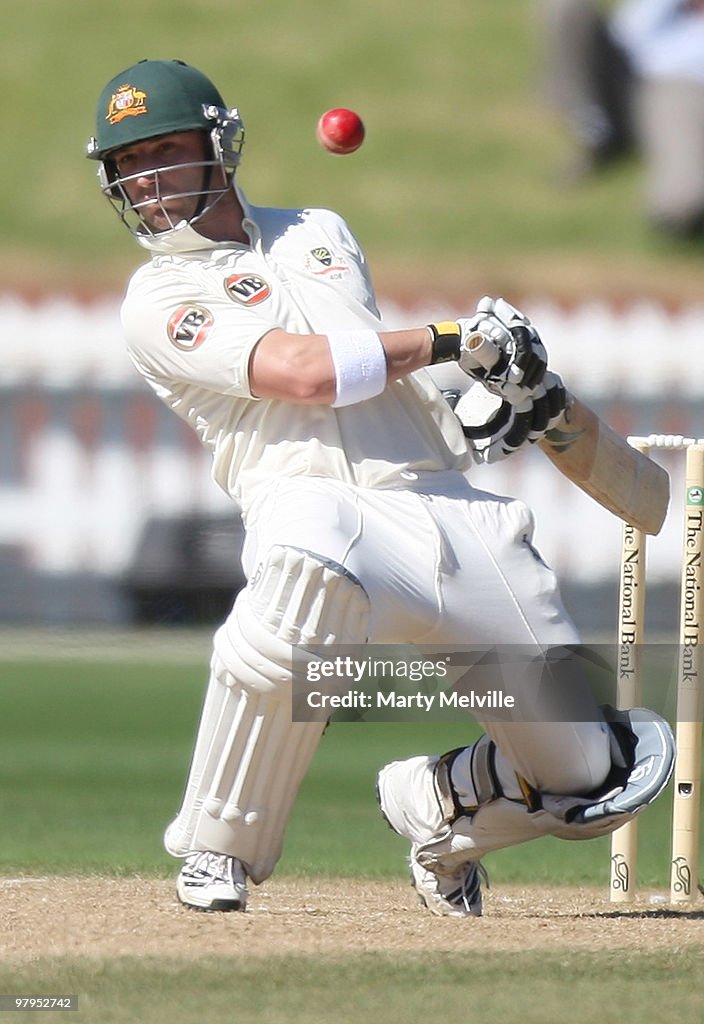 First Test - New Zealand v Australia: Day 5