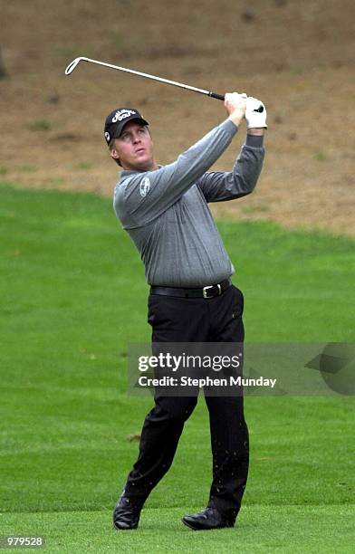 Pierre Fulke of Sweden on the 8th hole during the first day of the 2001 Masters at the Augusta National Golf Club, Augusta, GA, USA.....DIGITAL...