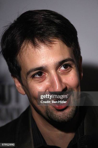 Actor Lin-Manuel Miranda attends the Roundabout Theatre Company�s 2010 Spring Gala at Studio 54 on March 22, 2010 in New York City.