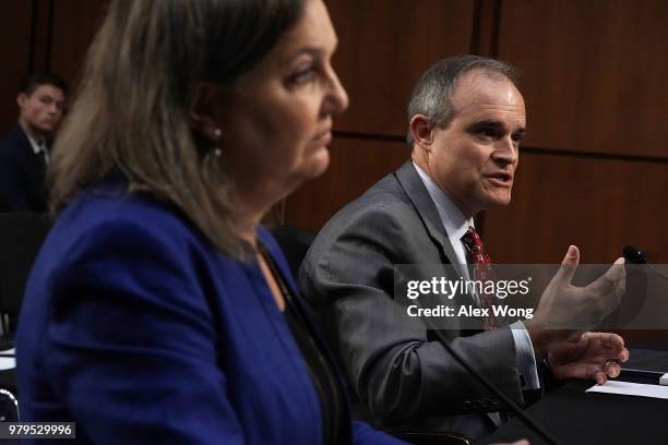 Former Assistant Secretary of State for European and Eurasian Affairs Victoria Nuland , and Michael Daniel , former White House cybersecurity...