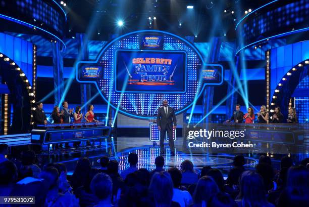 Jeff Dunham vs. Ming-Na Wen and Taye Diggs vs. Caroline Rhea" - The celebrity teams competing to win cash for their charities feature comedian and...