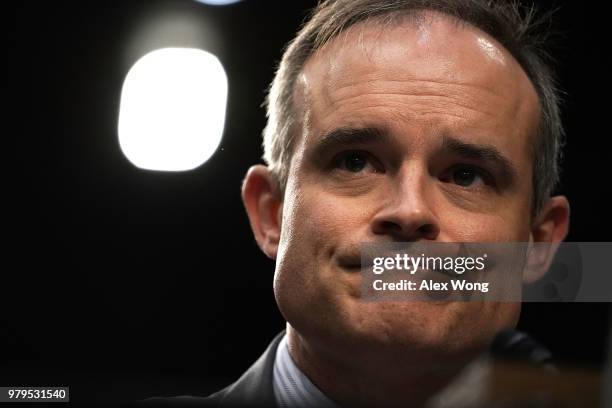 Michael Daniel, former White House cybersecurity coordinator and special assistant to President Obama, testifies during a hearing before the Senate...