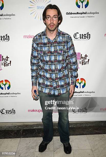 Actor Martin Starr attends the "SING!" concert benefitting Camp Ronald McDonald at the Orpheum Theatre on March 20, 2010 in Los Angeles, California.