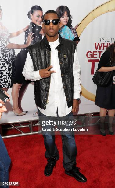 Rapper Fabolous attends the special screening of "Why Did I Get Married Too?" at the School of Visual Arts Theater on March 22, 2010 in New York City.