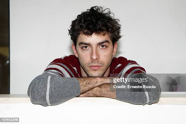 Italian actor Michele Riondino poses during the 'Il Passato E' Una Terra Straniera' screening at La Casa Del Cinema on March 22, 2010 in Rome, Italy.